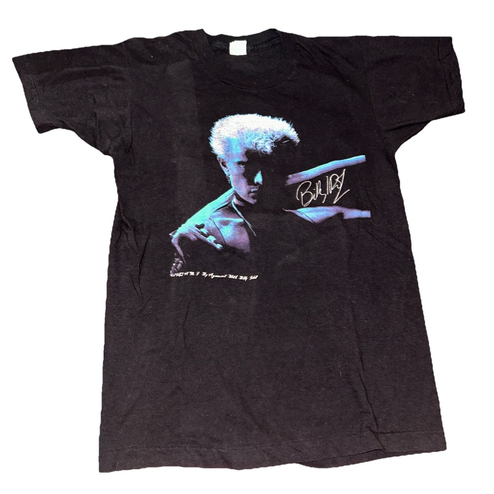 Vintage 1983‎ Billy Idol  T Shirt Size Small Single Stitch Rare HTF Made In USA
